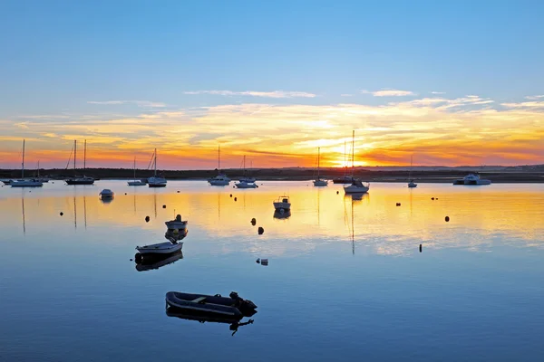 Kikötő Alvor, Portugália — Stock Fotó