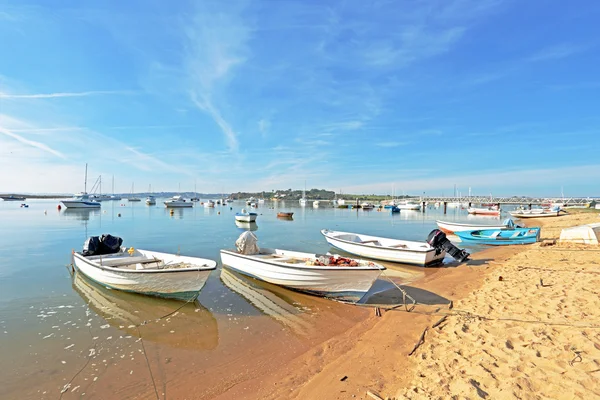 The harbor from Alvor — Stock Photo, Image