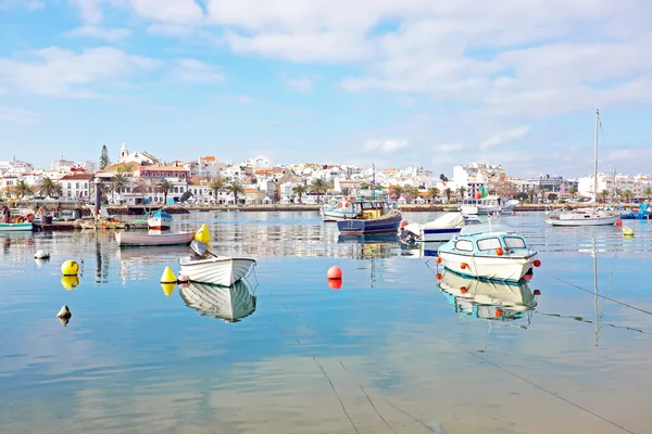 Hamnen från lagos i portugal — Stockfoto