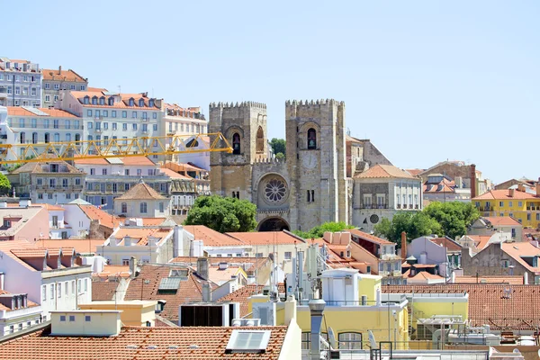 Lissabons centrala gamla staden i Portugal — Stockfoto