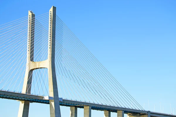Ponte Vasco da Gama a Lisbona — Foto Stock