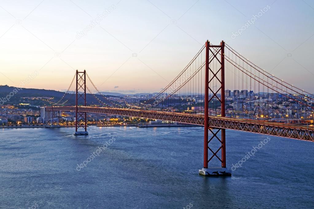 25 Abril bridge in Lisbon