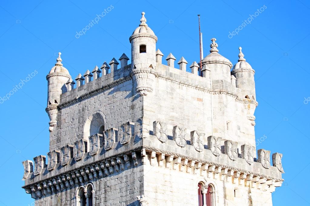 tower of Belem in Lisbon Portugal