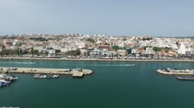 Lagos Portekiz limanından havadan.