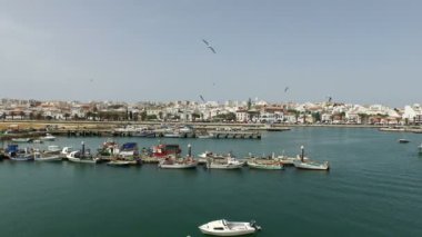 Lagos Portekiz limanından havadan.