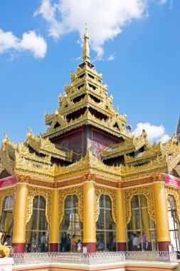 Shwemawdaw Selami, altın Tanrı tapınak Bago Myanmar