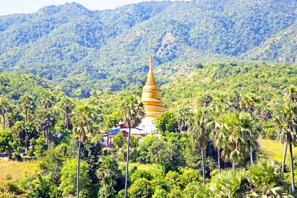 A burmai táj Bagan ősi pagoda — Stock Fotó