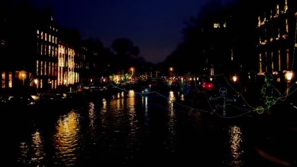 City scenic from Amsterdam in the Netherlands — Stock Video