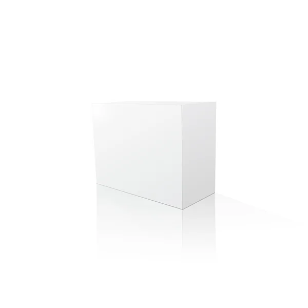 Шаблон пустой коробки — стоковый вектор