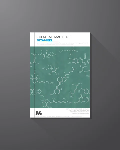 化学书的封面 — 图库矢量图片