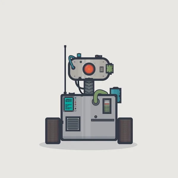 Robot de caja clásica — Vector de stock