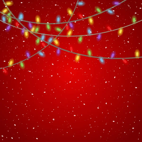 Luzes de Natal — Vetor de Stock
