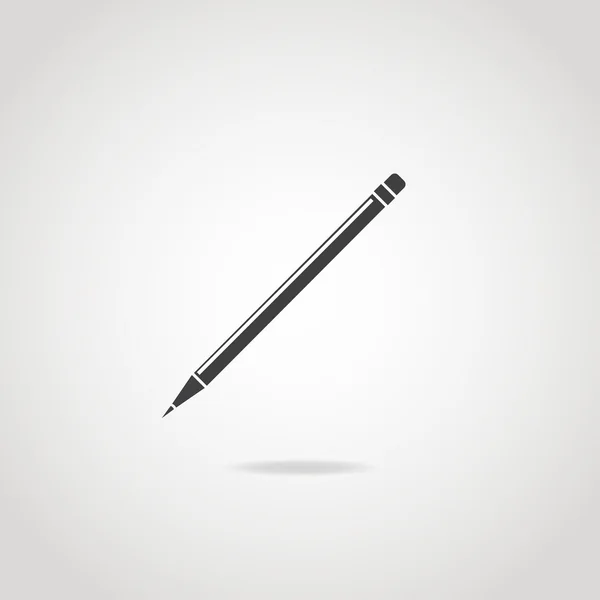 Тонкий деревянный карандаш — стоковый вектор