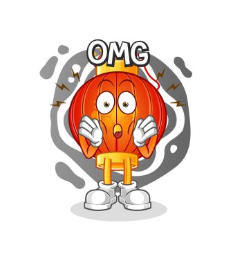 Çin feneri. Aman Tanrım. çizgi film karakteri