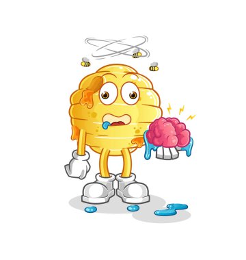 Bal peteği beyin taşıyıcısı değil. çizgi film karakteri