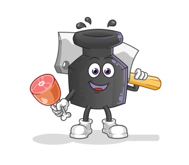 Mürekkepte anahtar bir çizim var. karakter vektörü