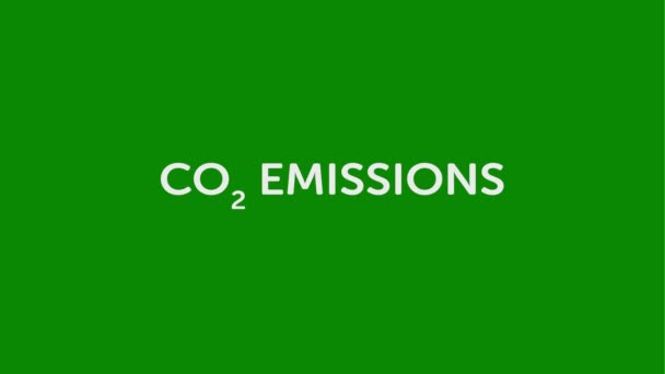 CO2 emissions made by classic factory — Stock Video