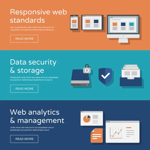 Diseño web sensible — Archivo Imágenes Vectoriales