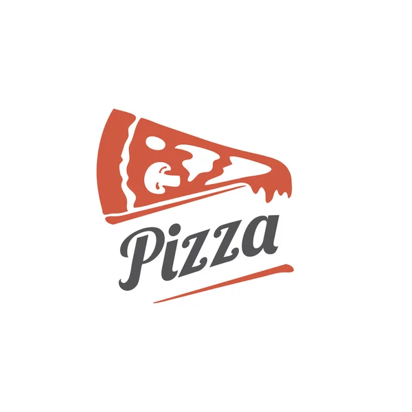 Pizza dilimi simgesi — Stok Vektör