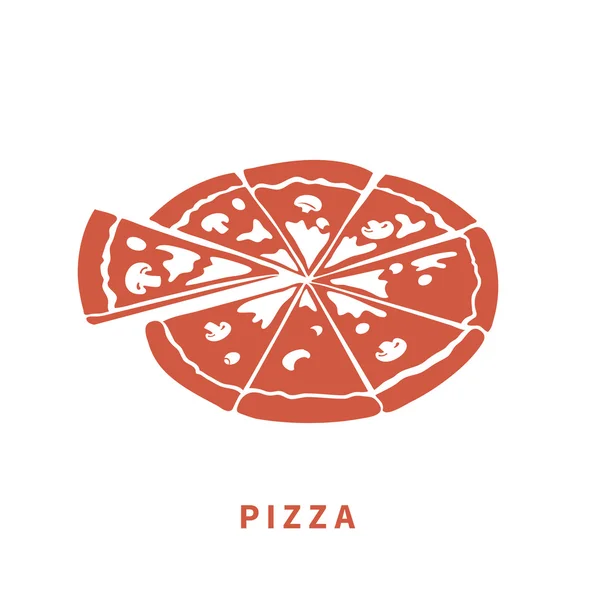 Pizzastücke Illustration Vektorgrafiken