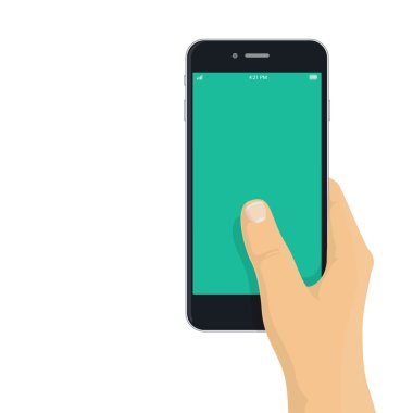 El ele tutuşan telefon