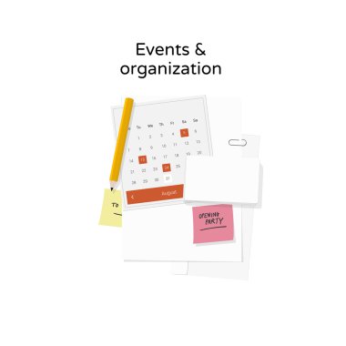 Olaylar ve organizasyon