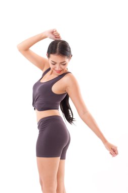 aktif kadın egzersiz germe