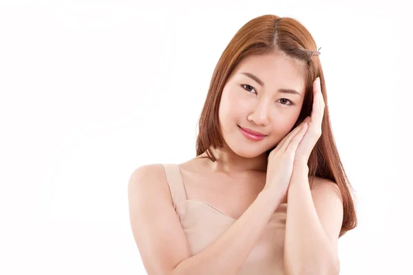 Beautiful asian woman with good, healthy skin — Stock Photo, Image
