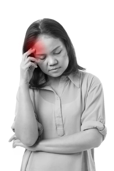 Estressado, mulher deprimida — Fotografia de Stock