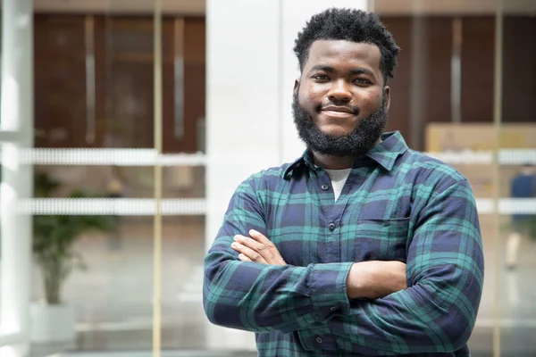 Confident Successful African Black Man — Stock Photo, Image