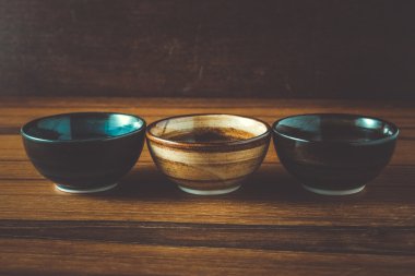 Filtre etkisi retro vintage tarzı ile kase