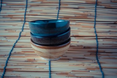 Filtre etkisi retro vintage tarzı ile kase