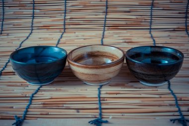 Filtre etkisi retro vintage tarzı ile kase