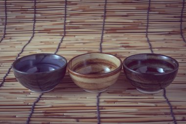 Filtre etkisi retro vintage tarzı ile kase