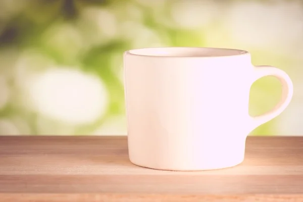 フィルター効果のレトロなビンテージ スタイルのコーヒー カップ — ストック写真
