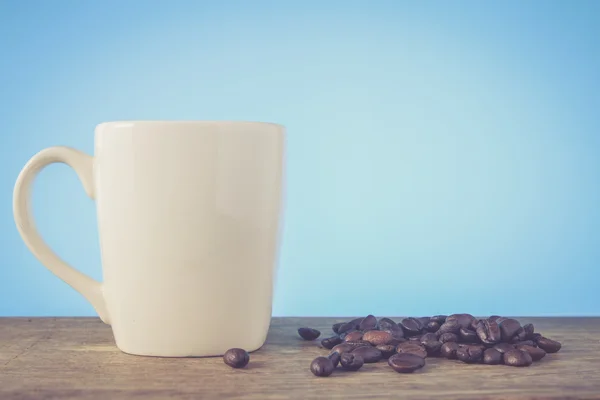 Koffie beker met filter effect retro vintage stijl — Stockfoto