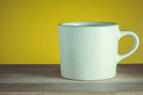 Kaffeetasse mit Filtereffekt im Retro-Vintage-Stil — Stockfoto