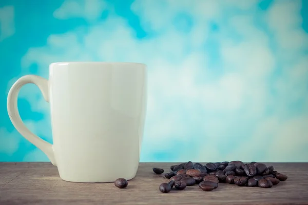 Koffie beker met filter effect retro vintage stijl — Stockfoto