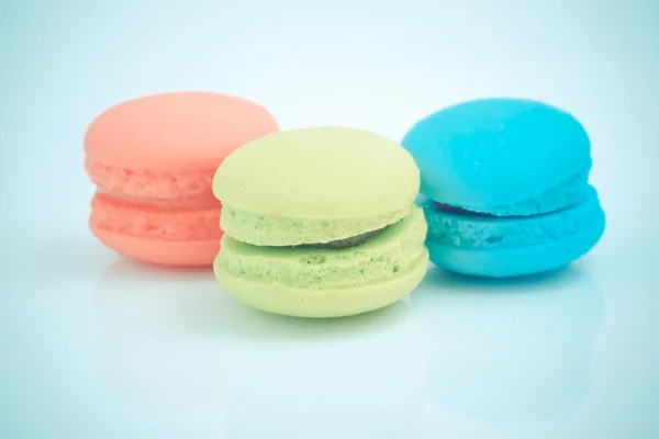 Macaroon com efeito de filtro estilo vintage retro — Fotografia de Stock