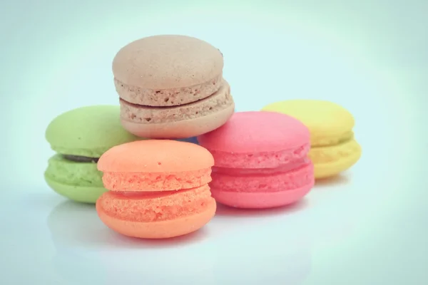 Macaroon met filter effect retro vintage stijl — Stockfoto