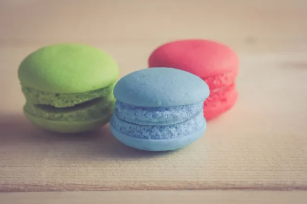 Macaroon met filter effect retro vintage stijl — Stockfoto