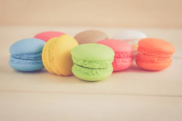 Macaroon met filter effect retro vintage stijl — Stockfoto