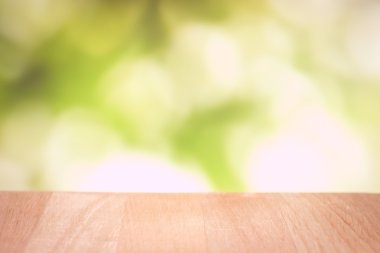 Ahşap masa filtre etkisi retro vintage tarzı ile en iyi