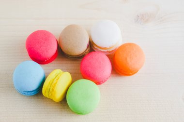 Filtre etkisi retro vintage tarzı ile acıbadem kurabiyesi