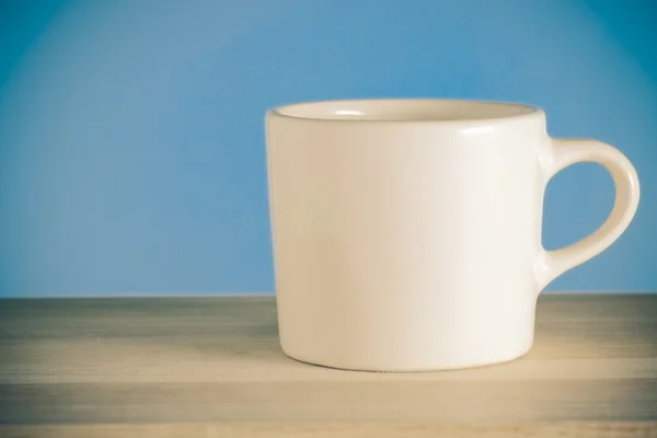 Kaffeetasse mit Filtereffekt im Retro-Vintage-Stil — Stockfoto