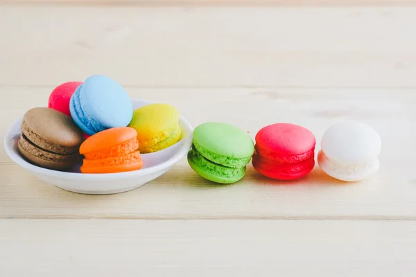 Macaroon com efeito de filtro estilo vintage retro — Fotografia de Stock