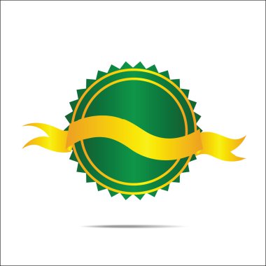 Premium Kalite ve garanti etiketleri retro vintage tarzı tasarım. Garanti vektör işareti