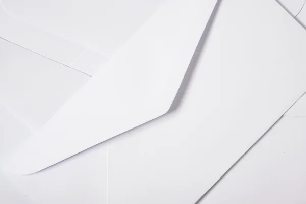 白封筒のテクスチャ背景 — ストック写真