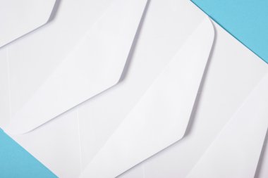 Arka plan beyaz zarfları doku