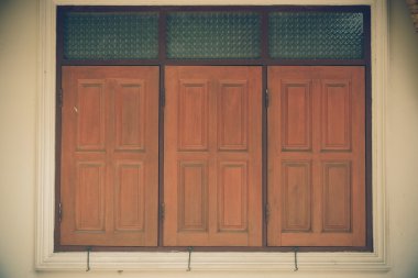 eski filtre etkisi retro vintage tarzı penceresiyle